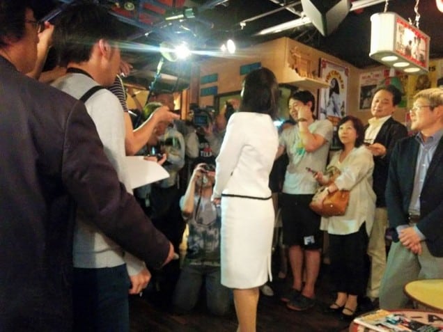 元維新の衆議院議員 上西小百合(さゆり)さんのトークライブに行きました。