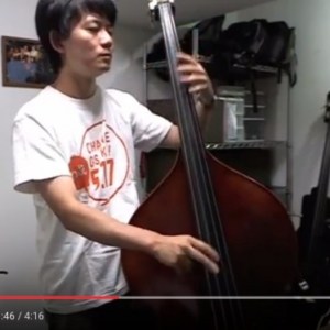 椎名林檎の「長く短い祭」をウッドベースで弾いてみた