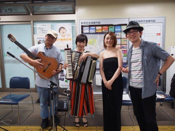 鶴見区役所のトワイライトコンサートに出演しました。