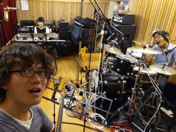 マザーシップスタジオ（京都十条）で小林理紗トリオレコーディングでした。