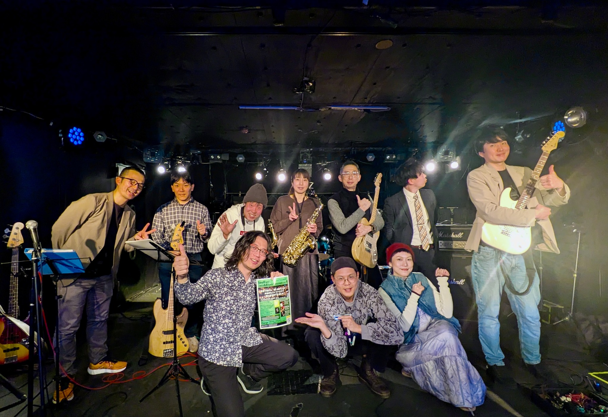 1月13日の「三国ヶ丘FUZZセッション」大盛況で終了しました