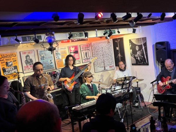 なんば845のFUNKセッションにベースで参加しました